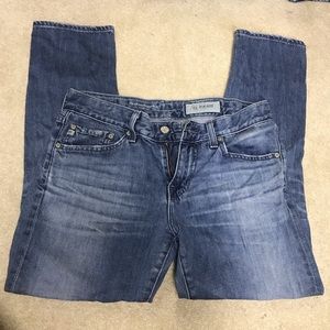 Ag Adriano Goldschmied Boyfriend Cropped Jeans